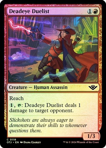 Producto - Deadeye Duelist Foil  Outlaws of Thunder Junction