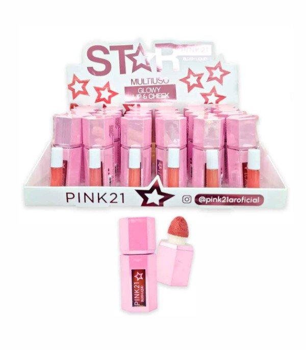 Producto - Rubor Líquido Star Lips + Cheek Multiuso Pink 21