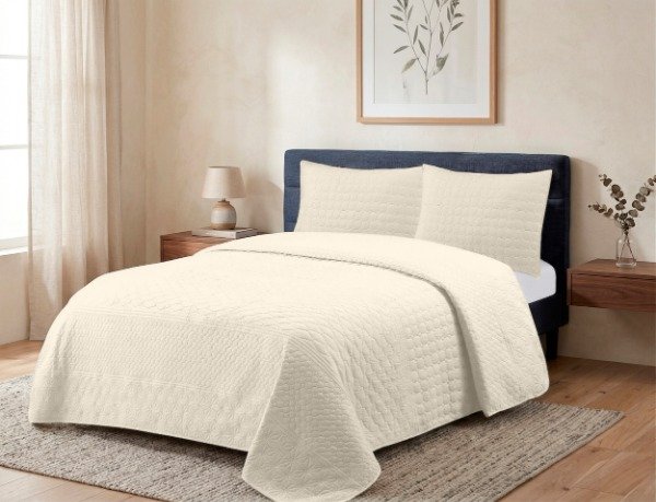 Producto - Quilt Cover Cubrecama Queen C/fundas Dubai Liso Kavanagh - 1