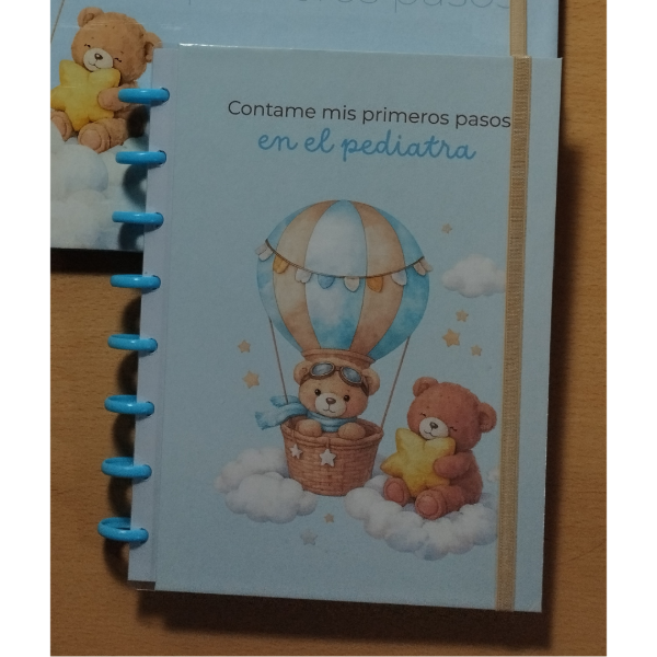 Producto - Contame Mis Primeros Pasos En El Pediatra - Celeste - 3 al cubo - 0