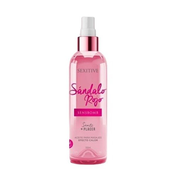 Producto - Aceite Para Masajes Efecto Calor - Sandalo Rojo - 130 Ml
