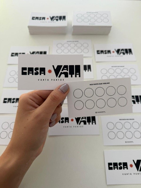 Producto - Tarjetas reconocimiento clientes