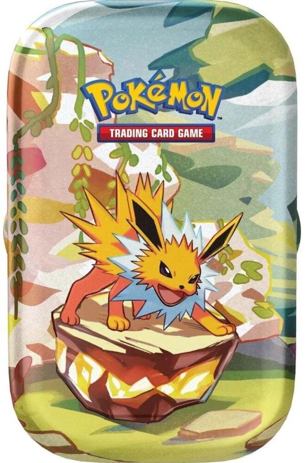 Producto - Pokemon TCG Prismatic Evolutions Mini Tin Jolteon ESPAÑOL SELLADO