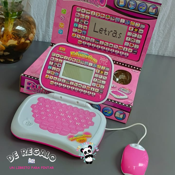 Producto - Laptop Educativa Infantil Bilingüe Español Inglés Con Actividades