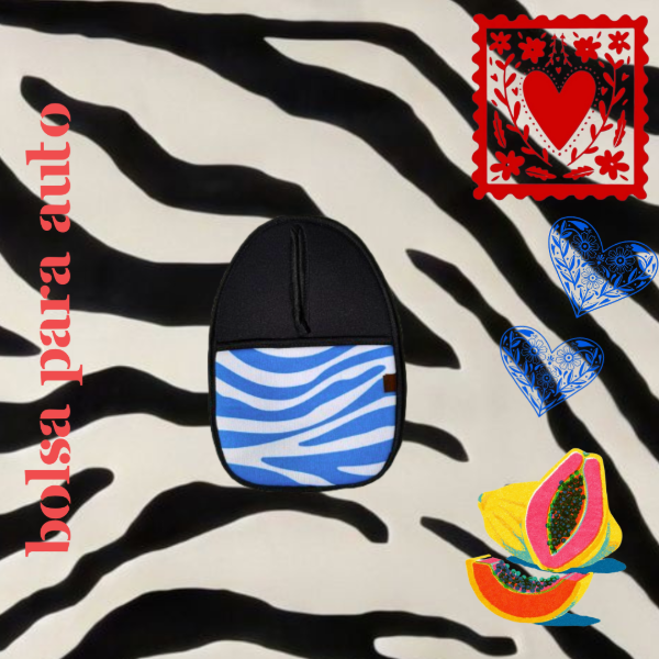 Producto - Bolsa Cebra Azul
