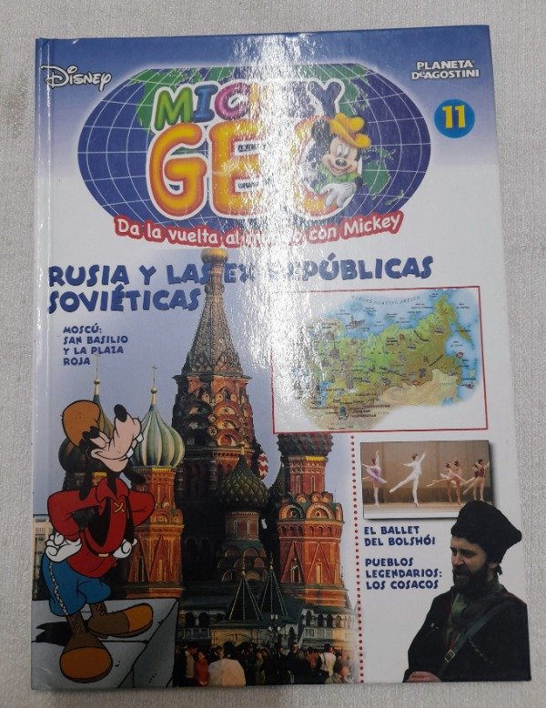 Producto - Enciclopedia Mickey Geo #11 - Rusia Y Las ex repubicas - Planeta Deagostini