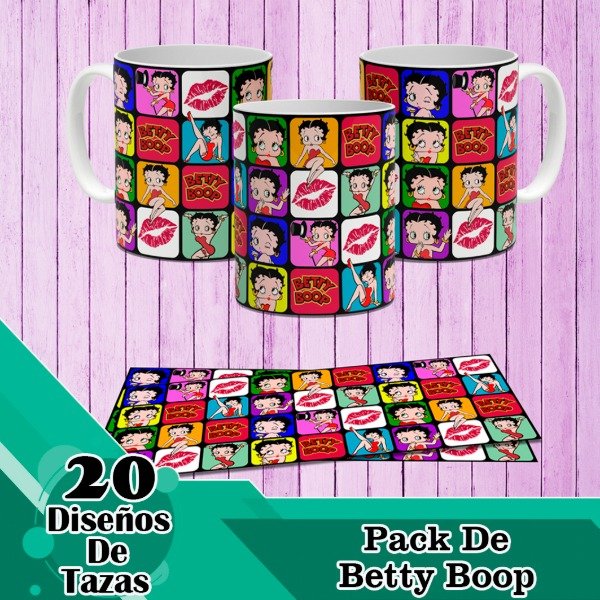Producto - Diseños Digitales / Plantillas Para Tazas De Betty Boop