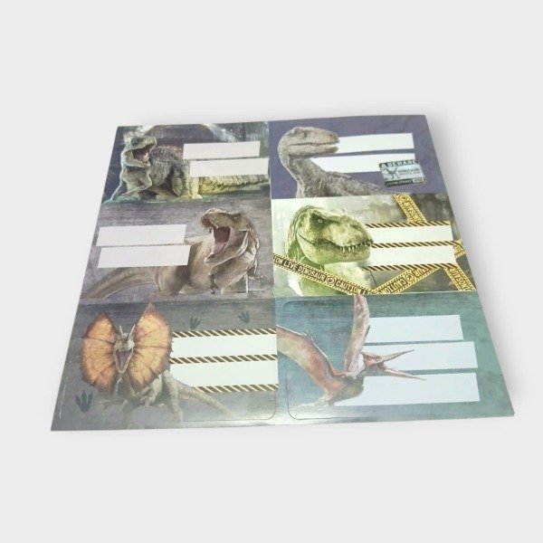 Producto - Rotulo escolar Jurassic