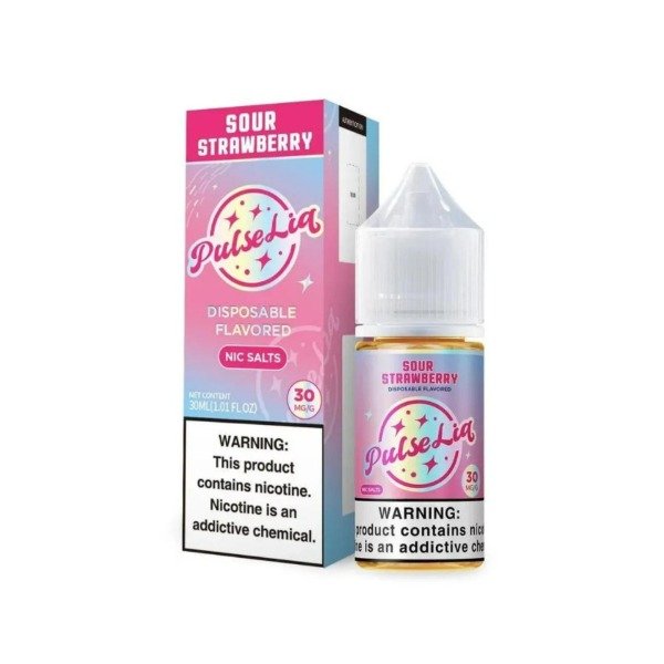 Producto - (NIC SALT LIQ PARA POD) GEEK BAR PULSELIQ 30MG - SOUR STRAWBERRY