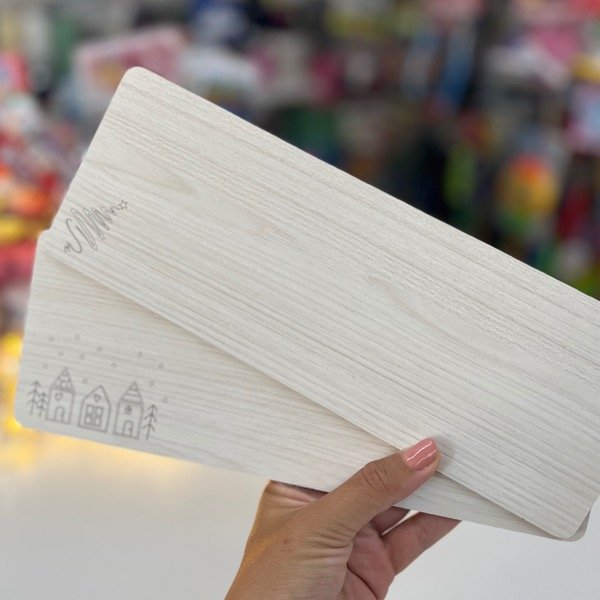 Producto - Tablita Budinera Navideña MDF Navidad Grabado 6721