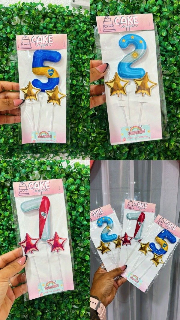 Producto - NUMEROS FUTBOL EFECTO GLOBO