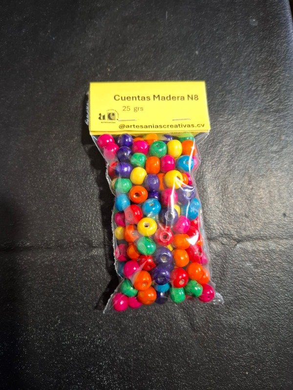 Producto - Cuentas de Madera Nro 8