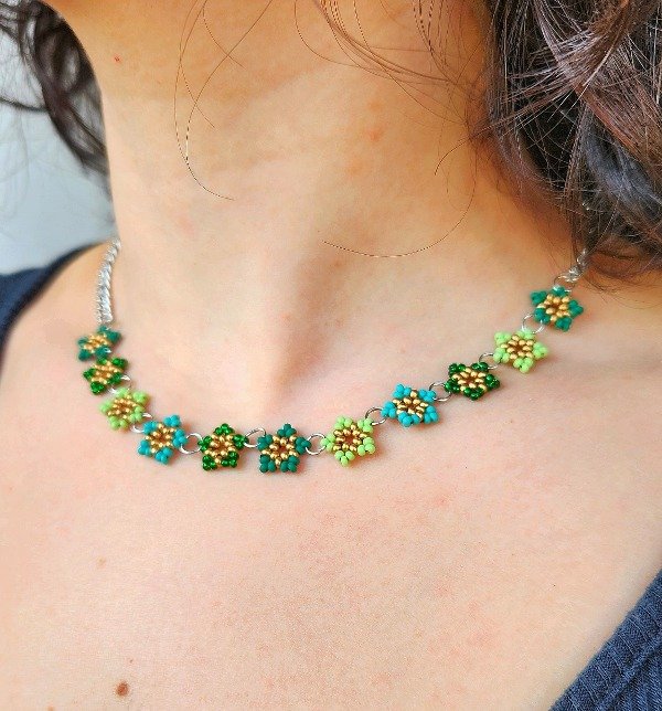 Producto - Collar Spring verde