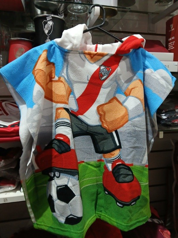 Producto - Poncho de toalla infantil river