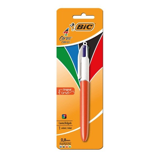 Producto - BOLIGRAFO BIC 4 COLORES FINA