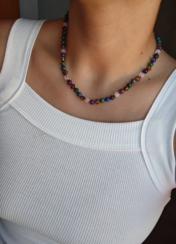 Producto - COLLAR PIEDRAS COMBINADAS. 45CM. ÁMBAR BÁLTICO IMPORTADO