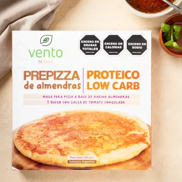 Producto - Prepizza de Harina de Almendras Keto Vento Fit 300gr