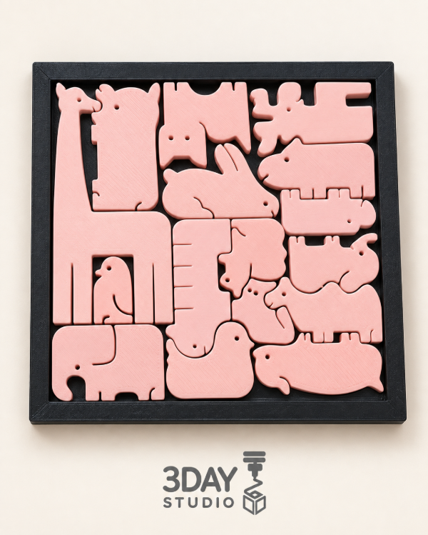 Producto - Rompecabeza de Animales 3D - 0