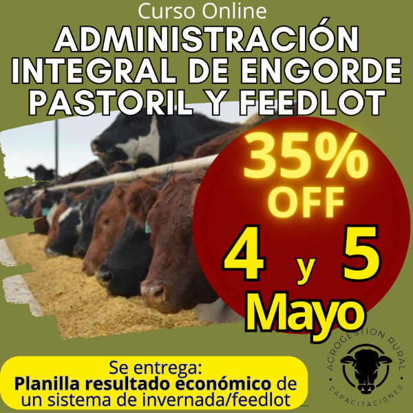 Producto - Curso Online: Administración Integral de Engorde Pastoril y Feedlot