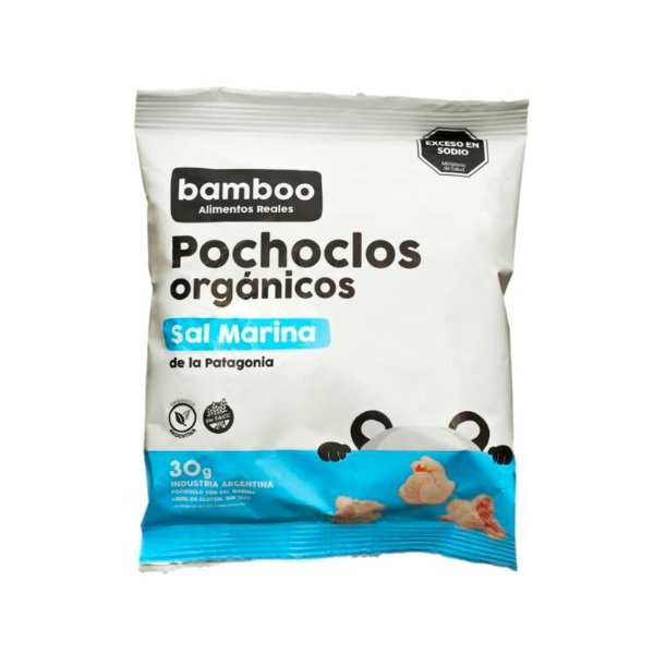 Producto - Pochoclos Organicos Sal Marina x 30g BAMBOO