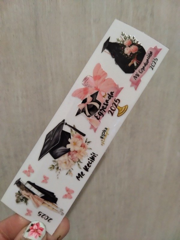 Producto - Estampas UV tiritas de 4x14cm Graduación #9