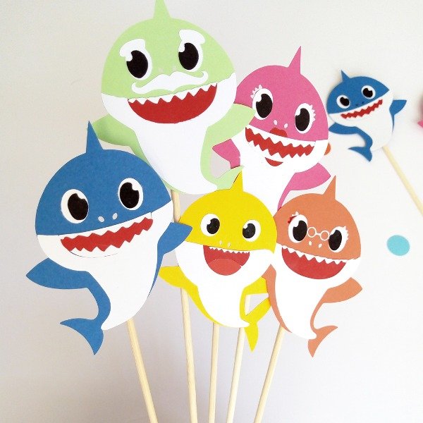 Producto - Set x 2 Toppers Baby Shark