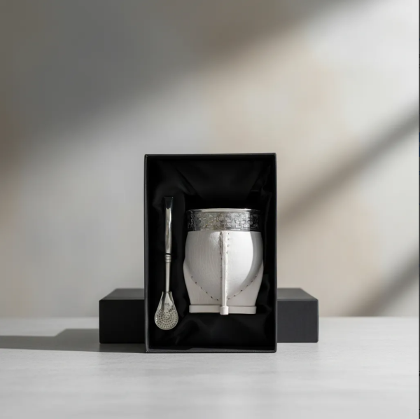 Producto - Imperial de calabaza (color) virola de acero + Bombilla + Caja de Regalo