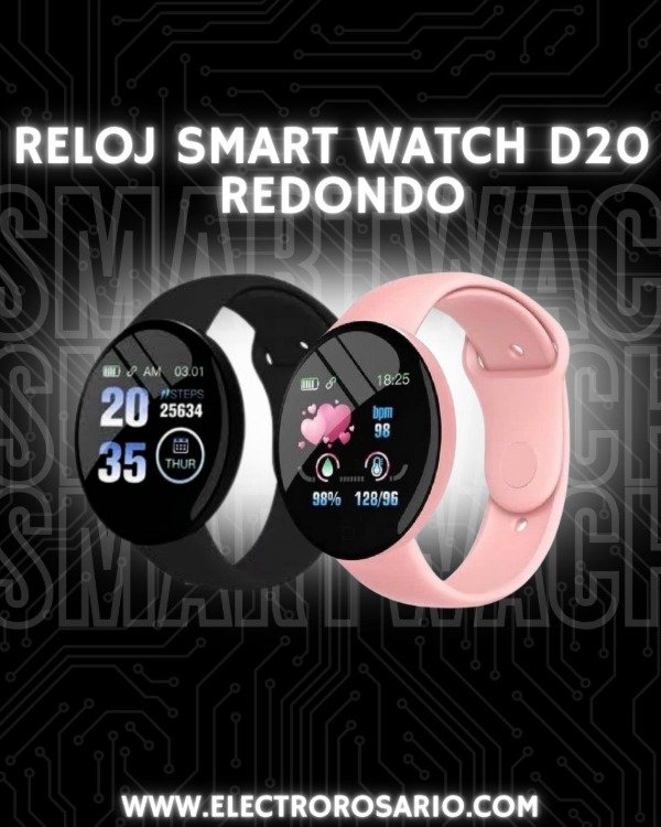Producto - RELOJ SMART WATCH D20 - REDONDO