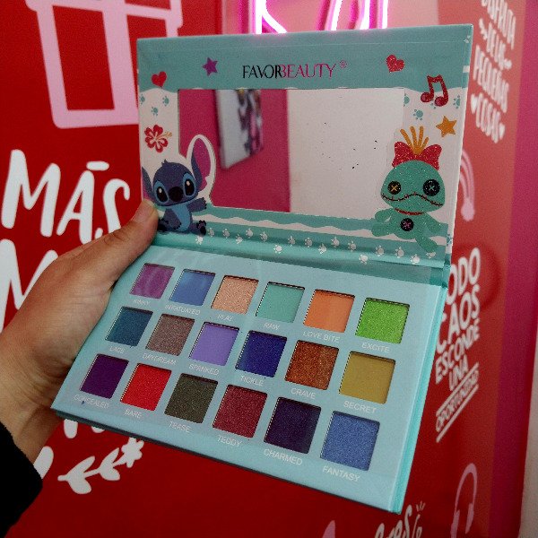 Producto - Paleta colores 18 tonos con espejo