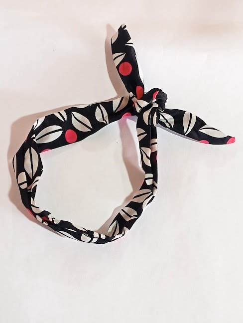 Producto - Vincha de tela NEGRA