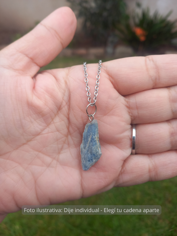 Producto - Dije Cianita Azul - Tesoro en Bruto