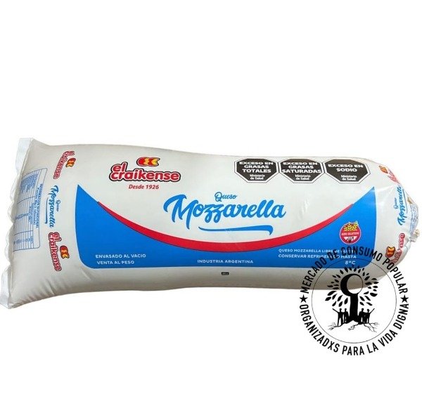 Producto - queso mozzarella Craikense x 1 kg