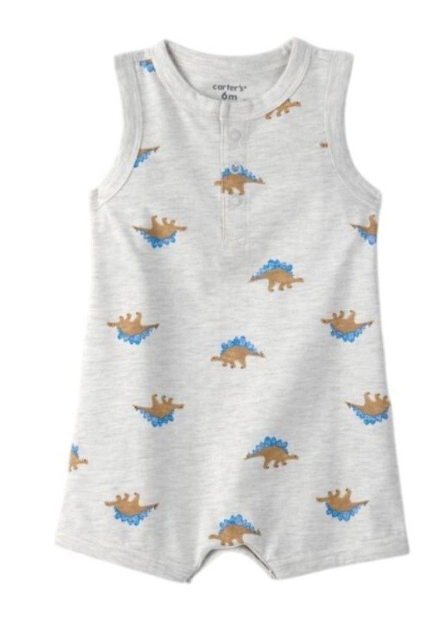 Producto - Carter's. Romper gris dinos