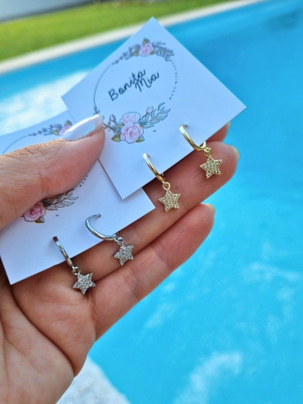 Producto - ARGOLLITAS AQ O AD MINI STAR MULTISTRASS
