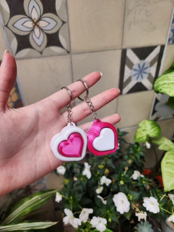 Producto - Llavero Clicker corazón Anti Estrés