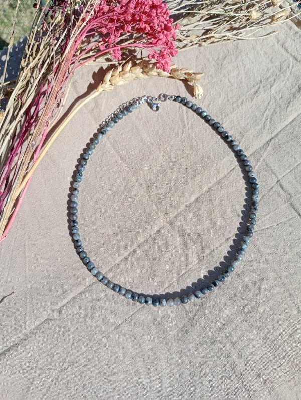 Producto - Choker Labradorita Gris