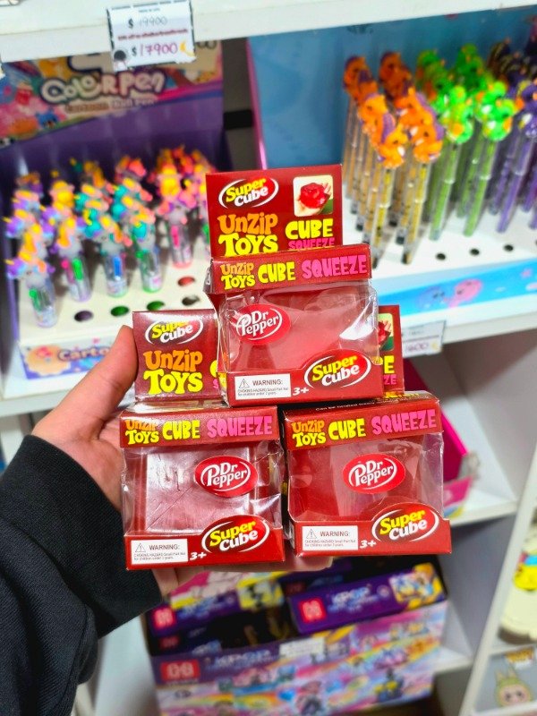 Producto - Squishy viral: Cubo dr Pepper