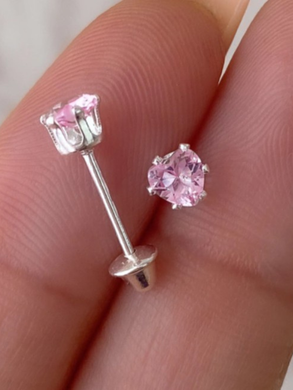 Producto - ( 3773) Abridor Love Pink 4.5 mm - Bañados en Oro Blanco