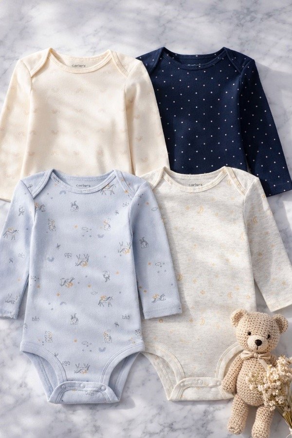 Producto - Pack Carters x 4 Bodys Unicorns