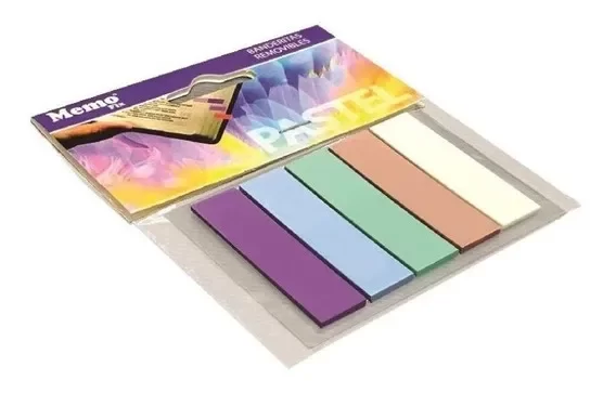 Producto - SEÑAL-AD MEMO FIX BANDERITA PASTEL 5x15h.