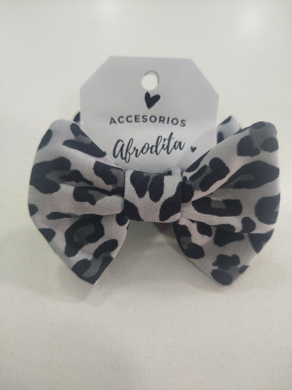 Producto - Colita moños x2 animal print gris