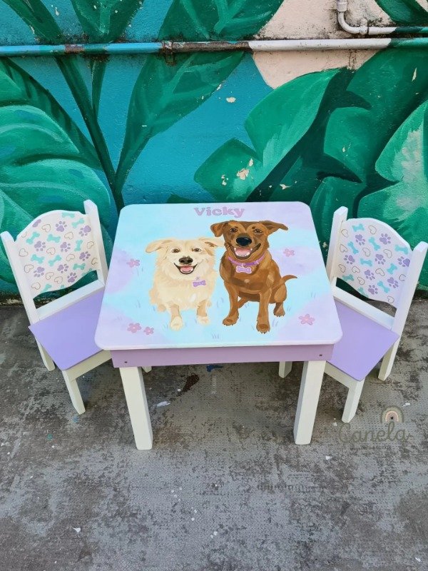 Producto - Mesa tapa fija + 2 sillitas CON FONDO - 0