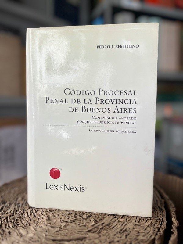 Producto - Código Procesal Penal de la Prov BsAs. Bertolino