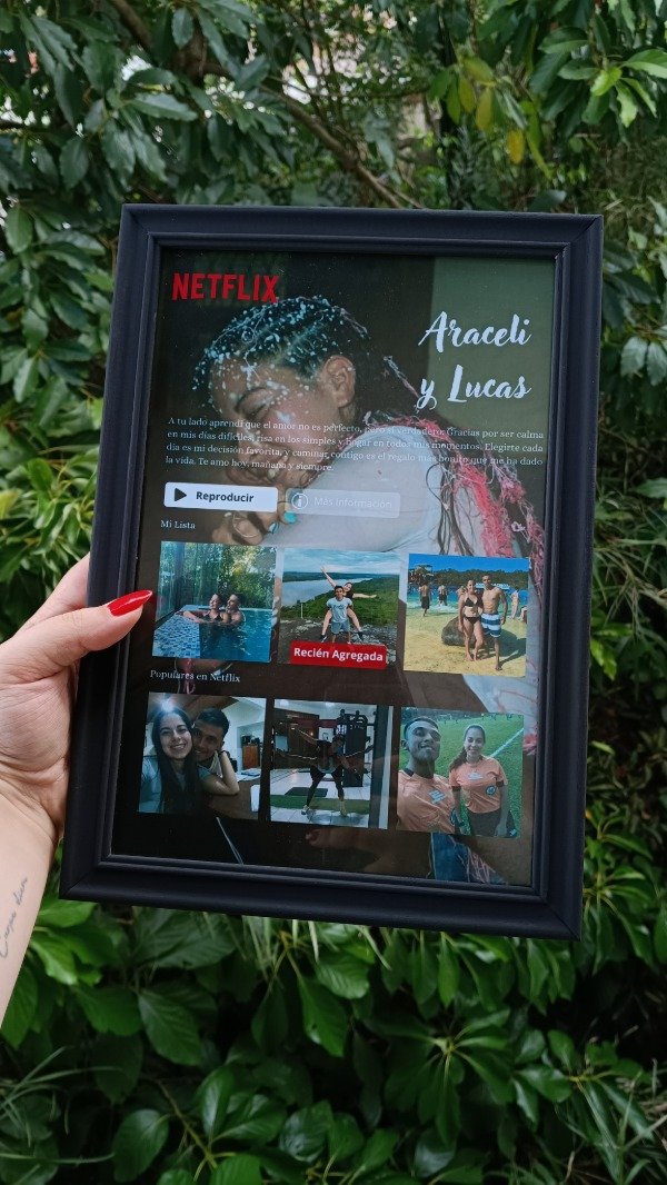 Producto - Cuadro 20x30cm Netflix Personalizado