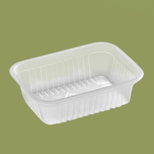 Producto - Bandeja pp apta microondas N' 107 rectangular x 100 Unid