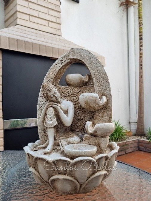 Producto - FUENTE DE AGUA BUDA DURMIENTE 45CM