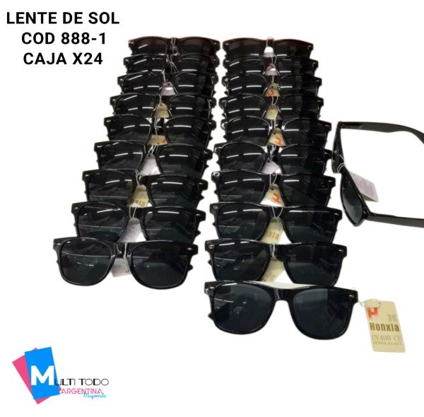 Producto - LENTE DE SOL COD 888-1 CAJA X24