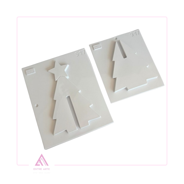 Producto - MOLDE PLÁSTICO NAVIDAD PINO DOBLE ESTRELLA