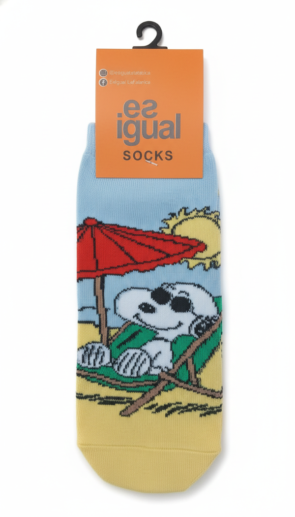 Producto - MEDIAS SOQUETE SNOOPY PLAYA  23 AL 33