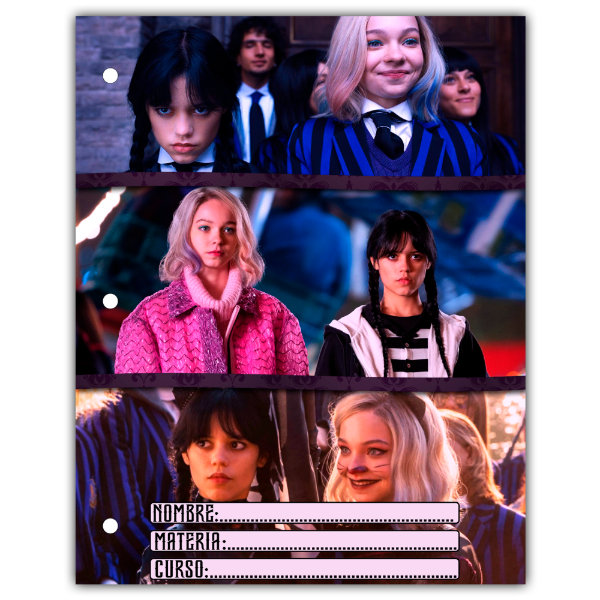 Producto - Carátula Separadores N3 Merlina Diseño 12